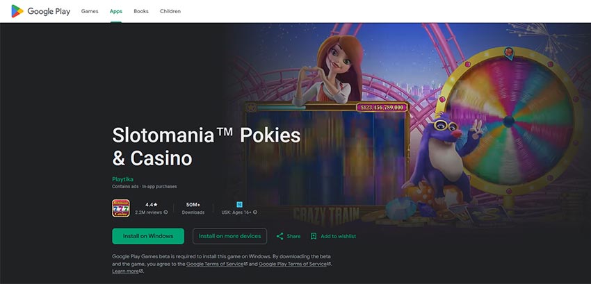 Скачать Слотомания на Андроид. 