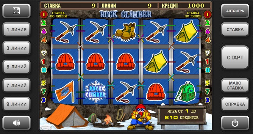 Rock Climber Игровой Автомат. 